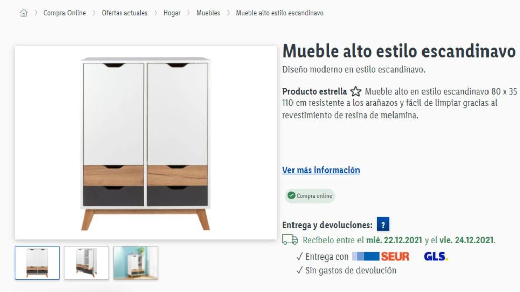 Mueble escandinavo