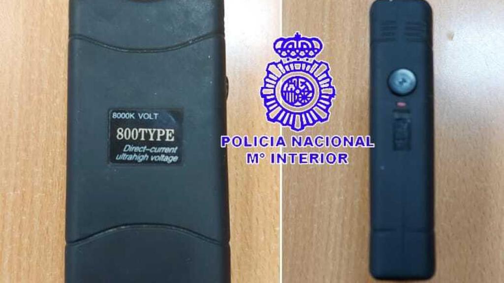 Imagen del arma intervenida