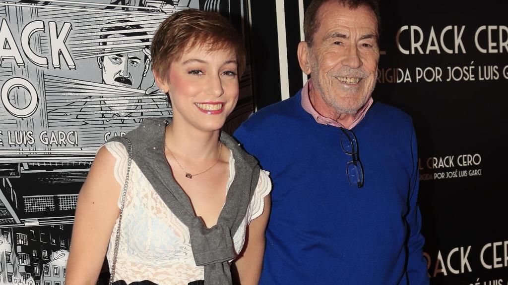 Emma Nogueiro y Fernando Sánchez Dragó durante un evento en Madrid.