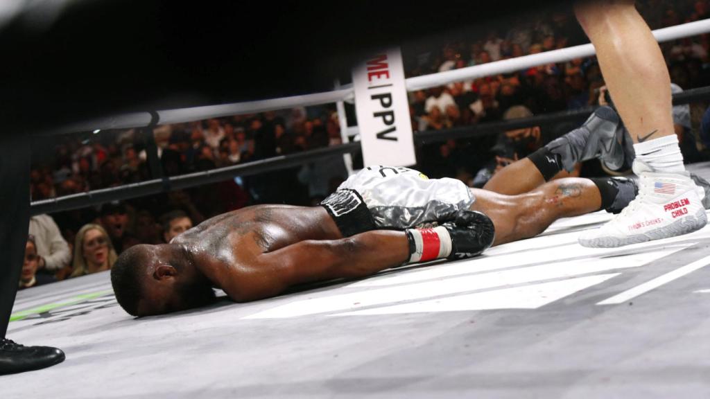 Así acabó Tyron Woodley el combate de boxeo ante Jake Paul