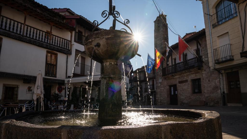 Plaza de Villanueva de la Vera, Cáceres.