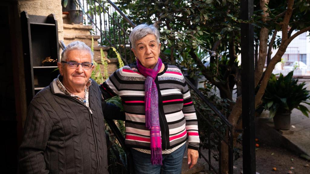 Teresa Santos y Pedro García en Villanueva de la Vera.
