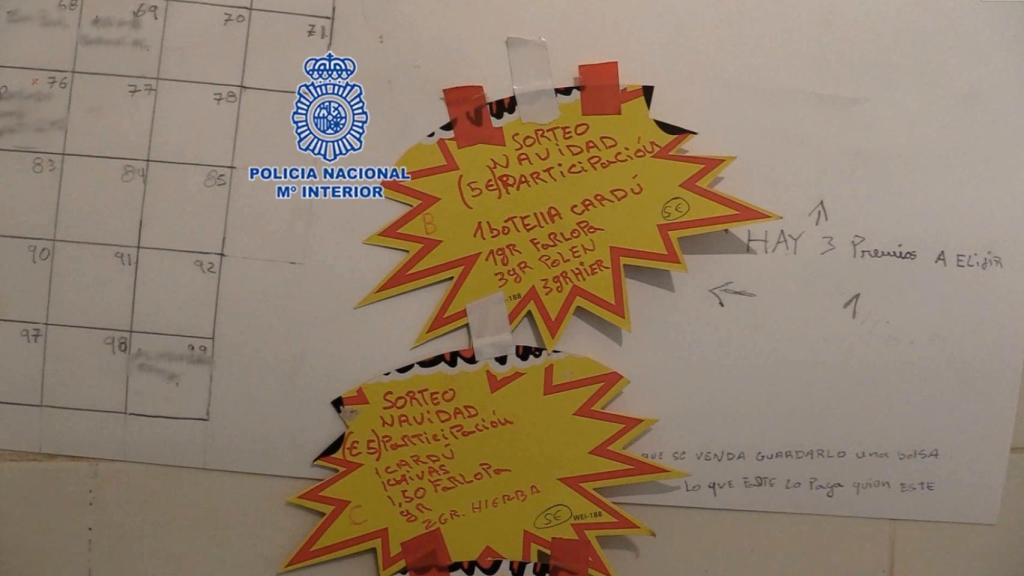 El anuncio del 'narcosorteo' navideño.