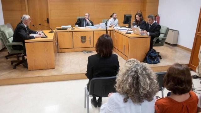El juez Manuel Piñar durante el  juicio a Juana Rivas.