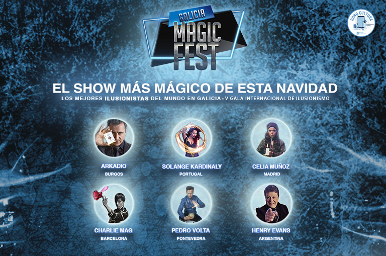 Cartel de la V Gala Internacional del ilusionismo. Foto: Galicia Magic Fest.