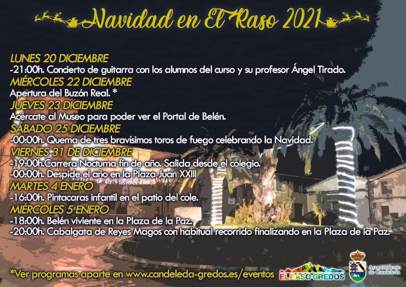 Programa de Candeleda para Navidad