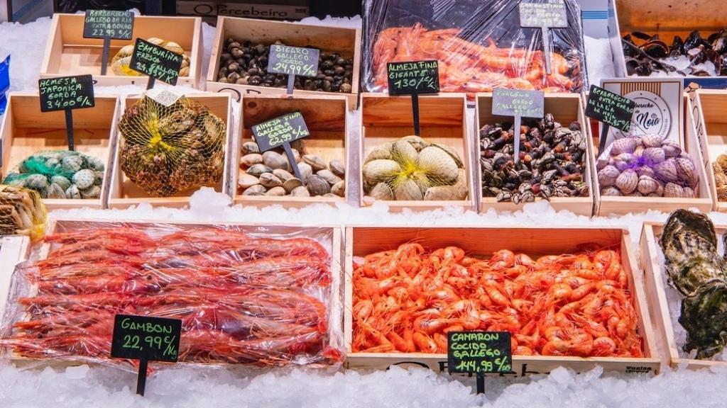 Pescadería O Percebeiro en Madrid.