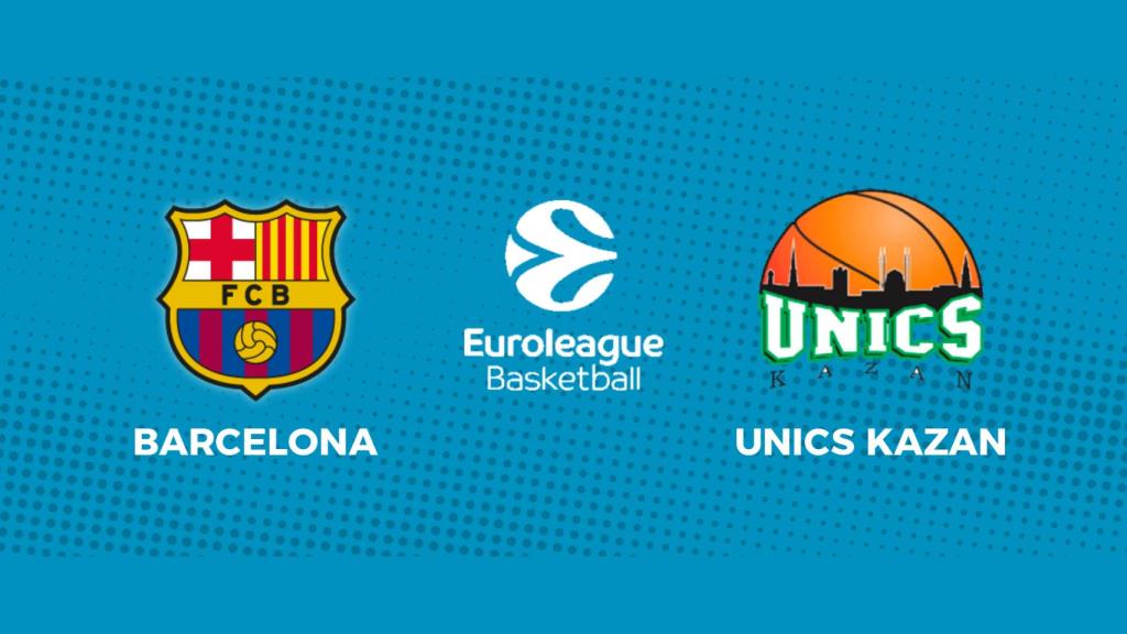 Barcelona - Unics Kazan: siga en directo el partido de la Euroliga