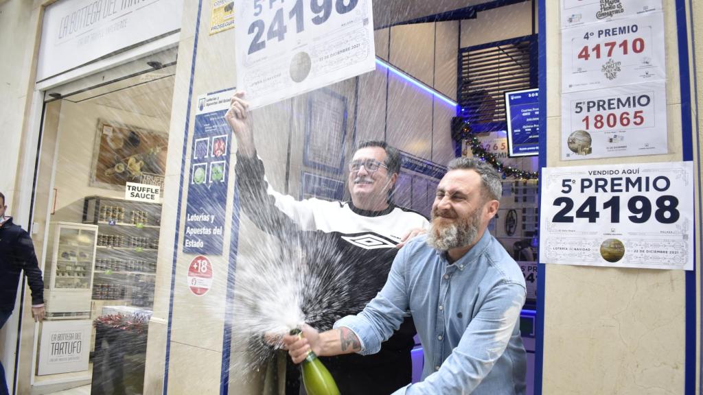 Una imagen de la administración de lotería de El Gato Negro.