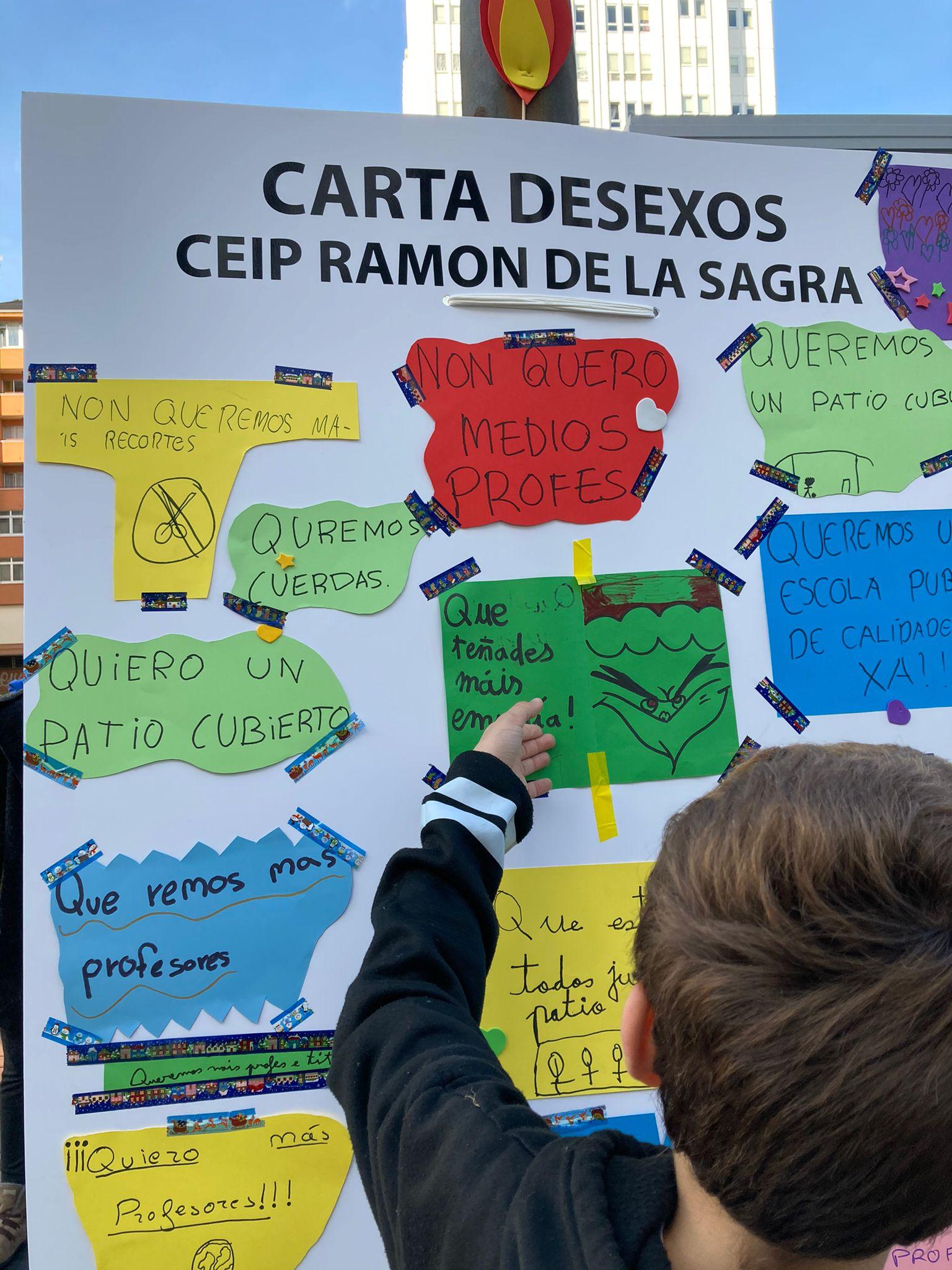 Los deseos para 2022 de los pequeños del Ramón de la Sagra Quincemil (Cedida).