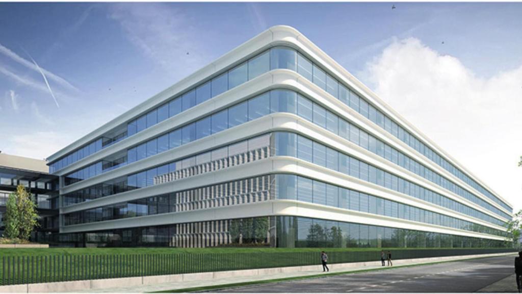 Futuro edificio de Inditex en Sabón.