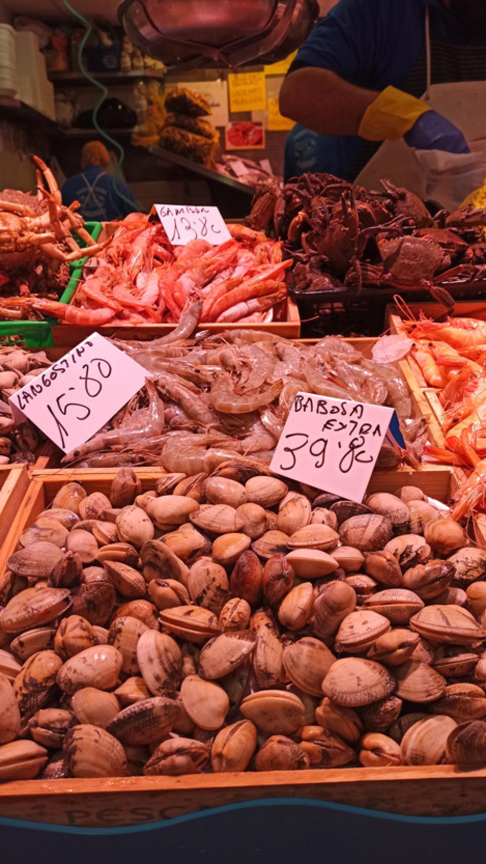 Las almejas babosas están este año un 50% más baratas que el año pasado.