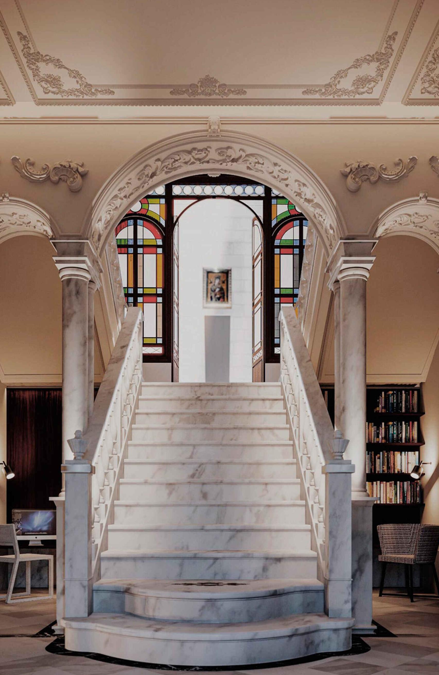 Recreación de la actuación prevista para el nuevo hotel.