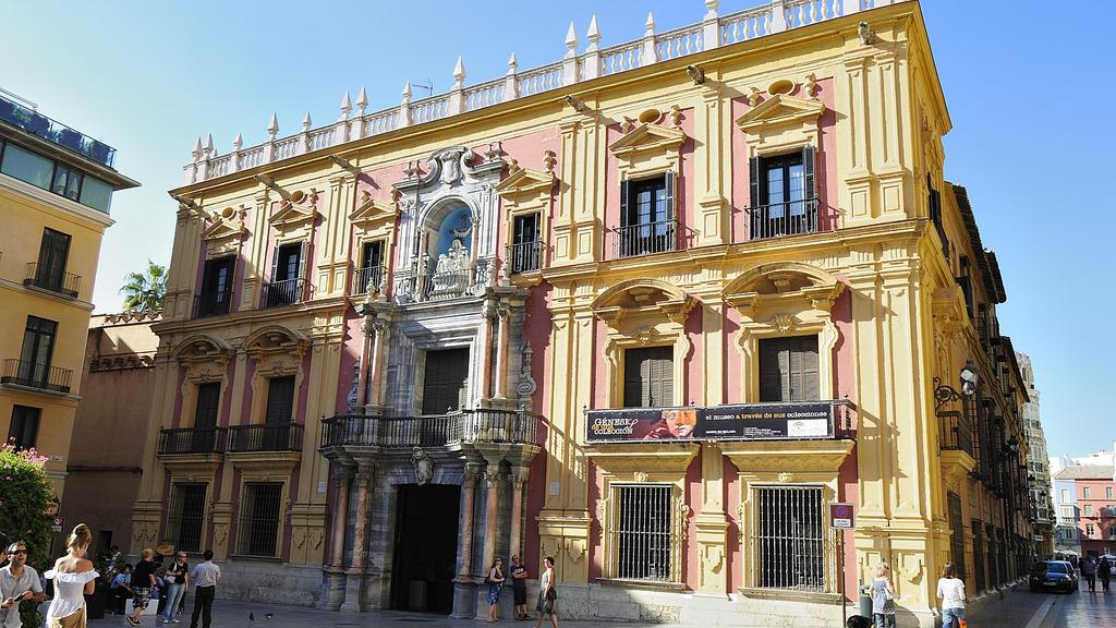 Una imagen del Palacio Episcopal, en Málaga.