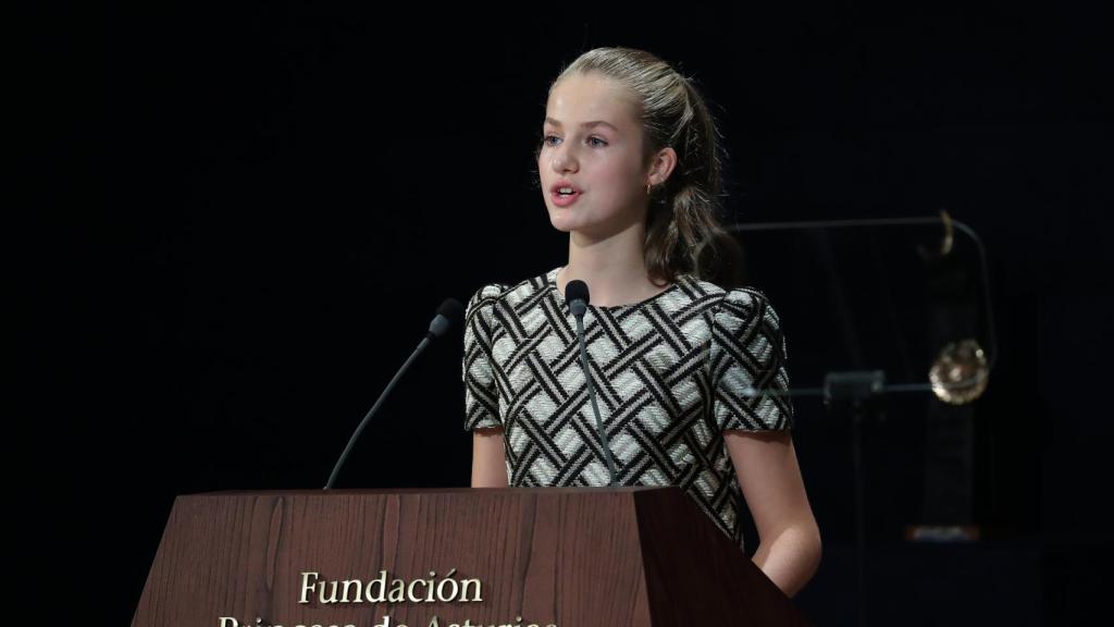 Leonor en los Premios Princesa de Asturias.