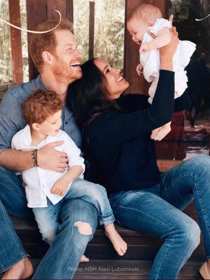 'Christmas' compartido por los duques de Sussex.