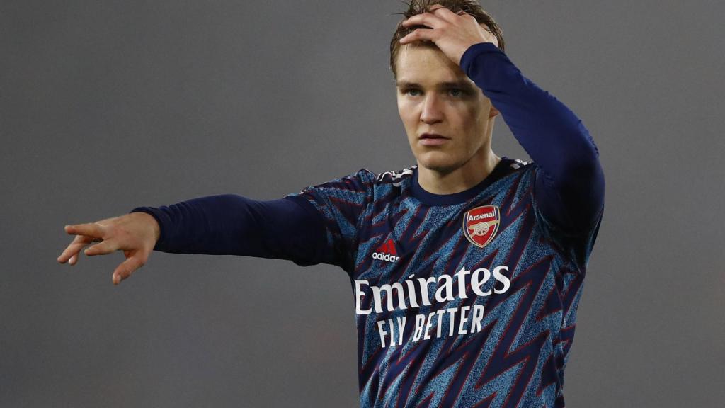 Odegaard, con el Arsenal