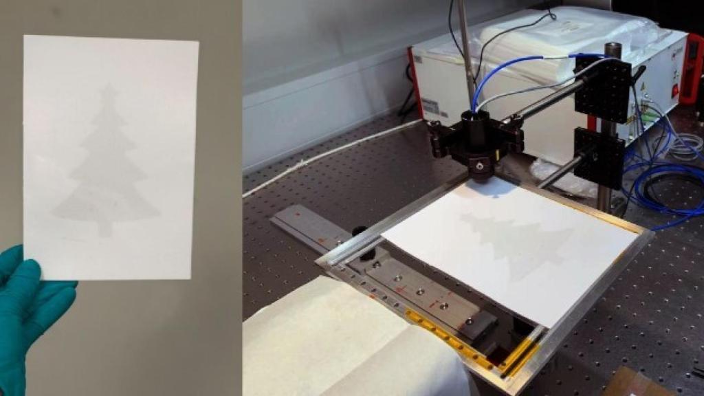 Árbol de Navidad más delgado del mundo