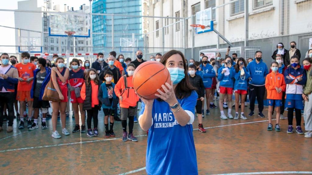 Inauguración de la pista multideporte.