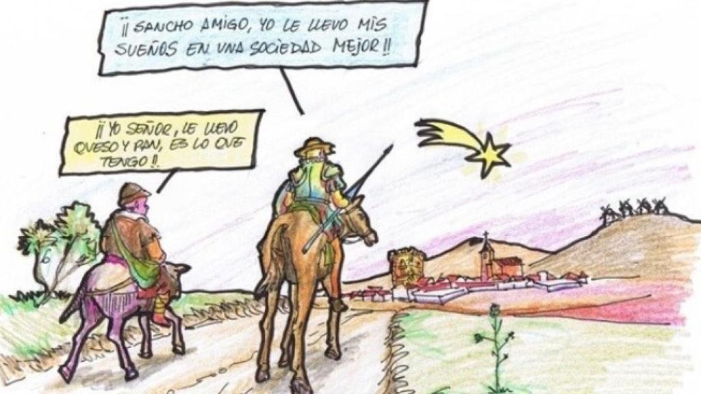 Viñeta de Constantino López, autor del artículo.