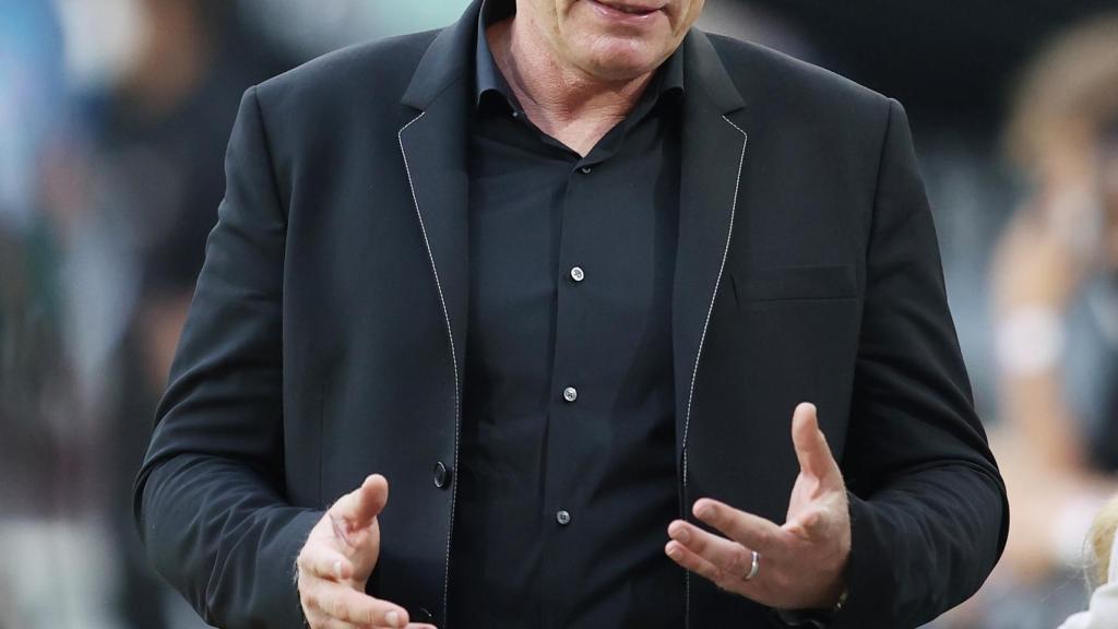 Oliver Kahn, antes de un partido del Bayern Múnich.