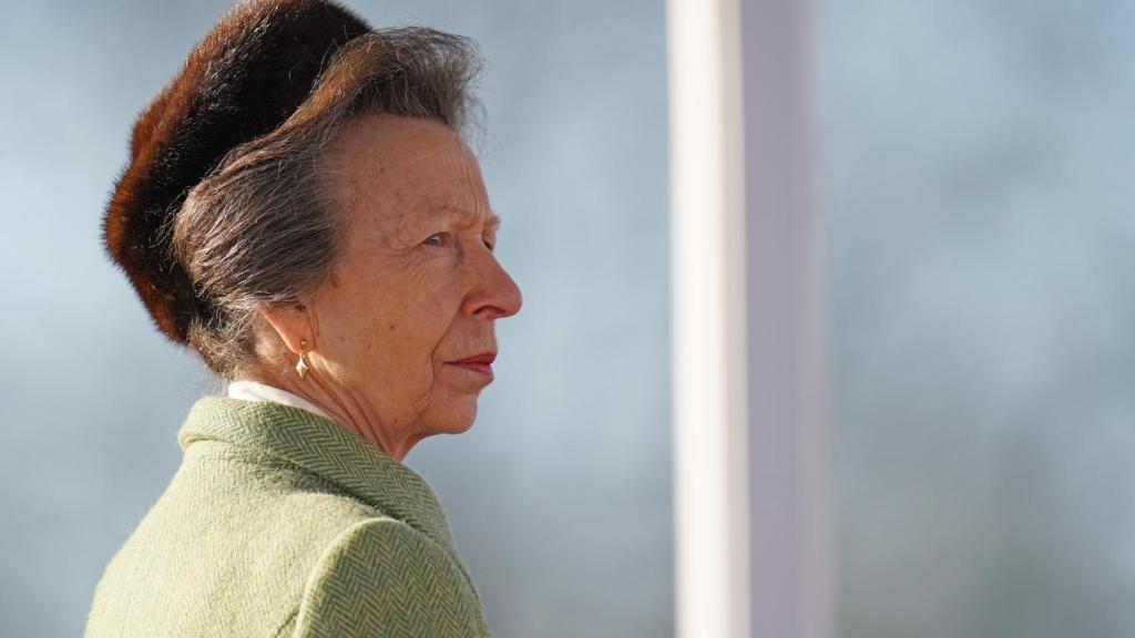 La princesa Ana, en una de sus últimas imágenes públicas.