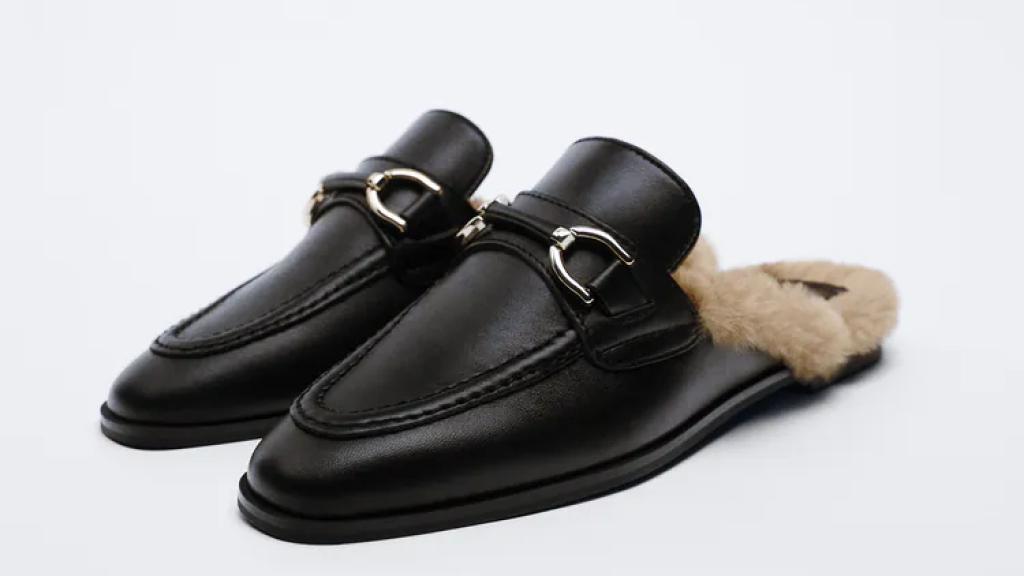 Mocasines destalonados de Zara.