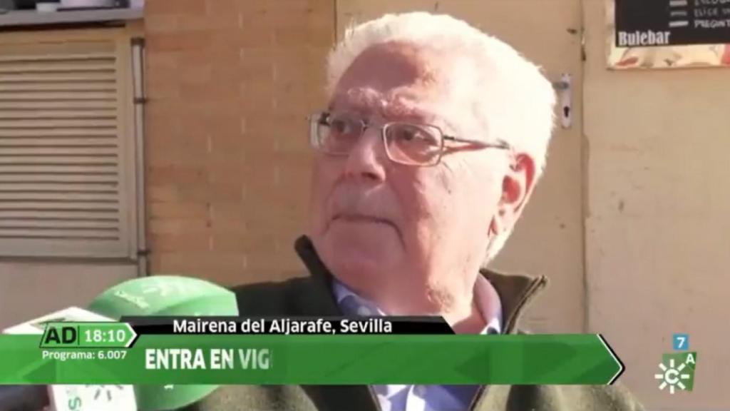 El hombre que se ha hecho viral por su maravillosa reacción.