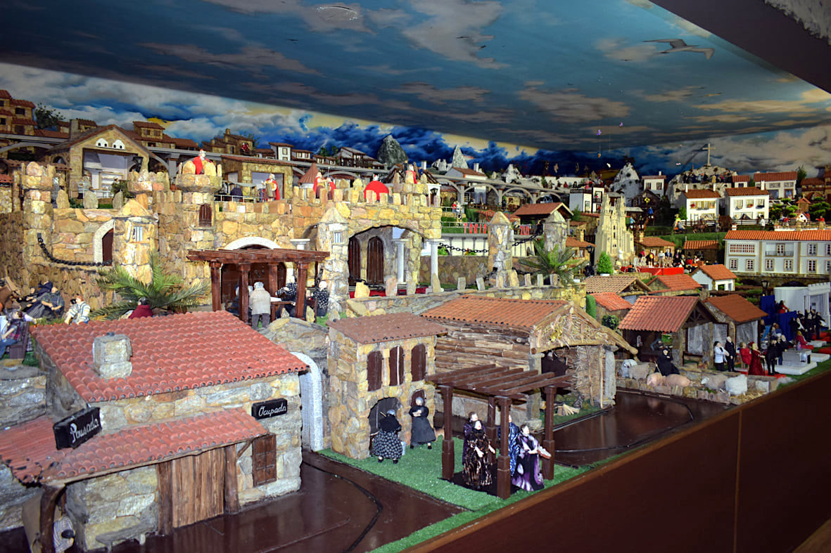 Belén Artesanal de Valga. Foto: Concello de Valga.