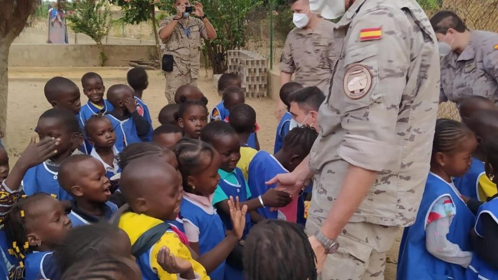 El teniente coronel destinado en Senegal, Jacinto Chozas