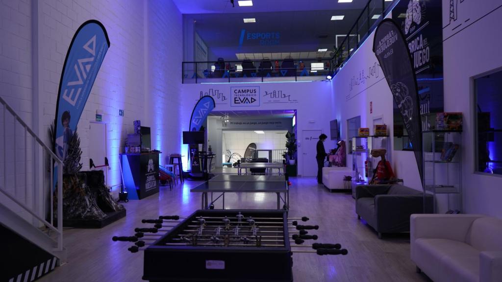 Interior de La Fábrica del Videojuego, en Málaga