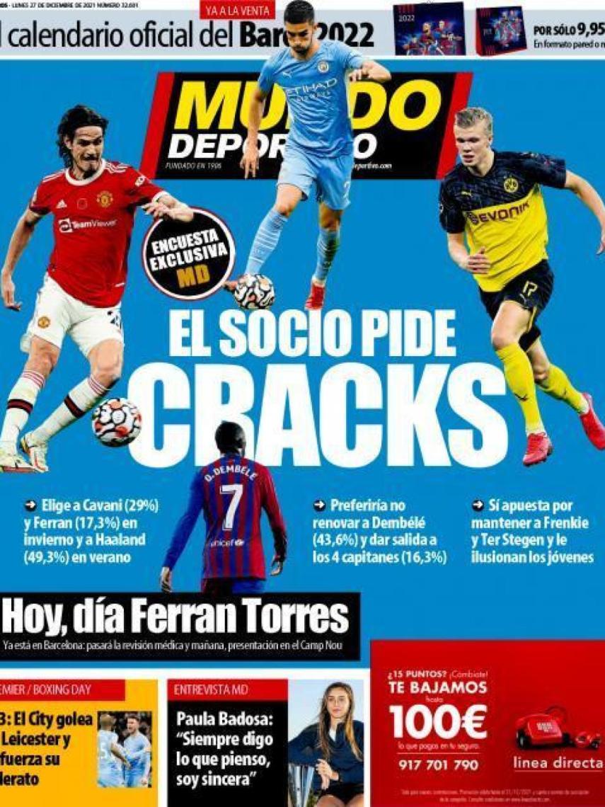 Portada Mundo Deportivo