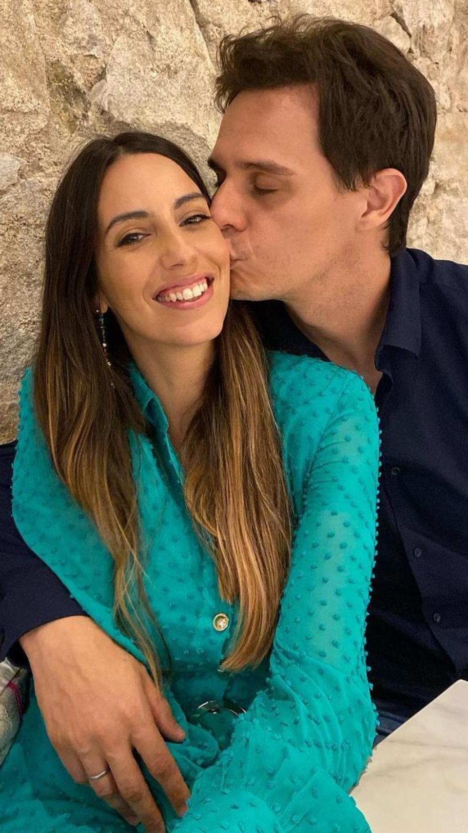 Gálvez y su exmujer en una imagen perteneciente a sus redes sociales.