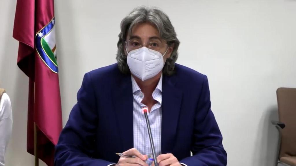 Marta Higueras, este lunes.