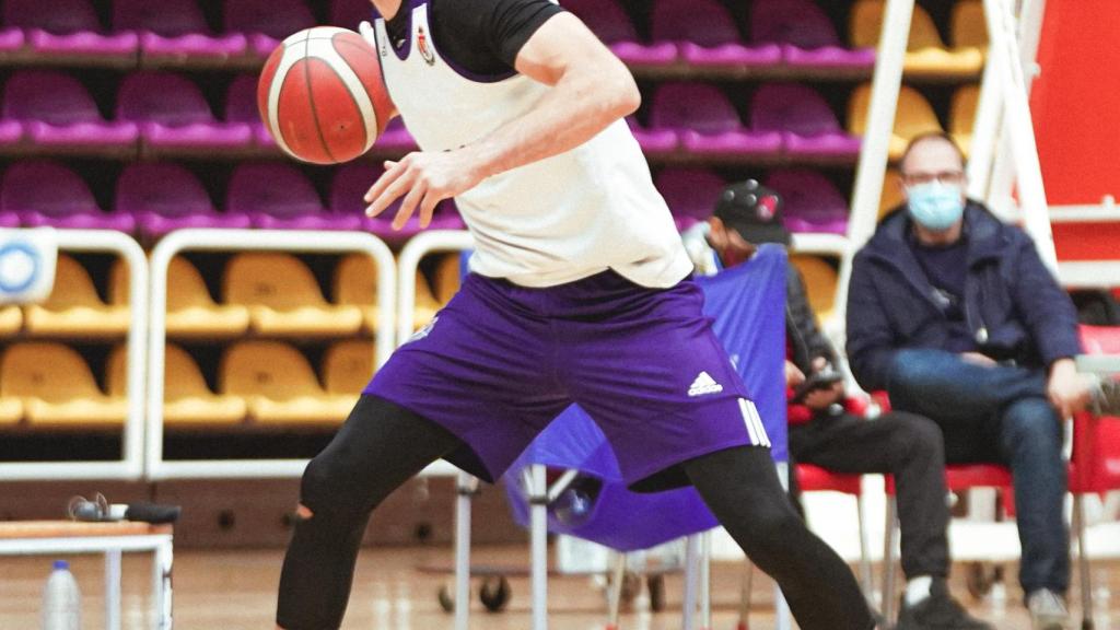 Entrenamiento del Real Valladolid Baloncesto