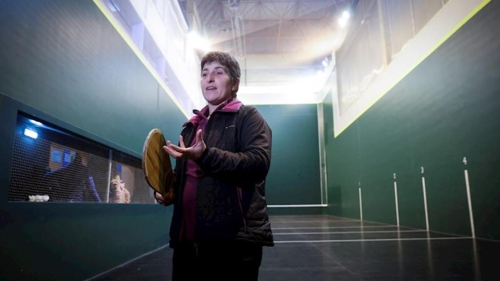 La pelotari Maider Mendizabal, campeona del Mundo de Pelota Vasca en 1998.