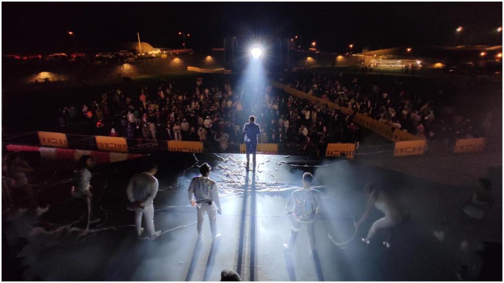 La orquesta París de Noia en una de sus actuaciones.