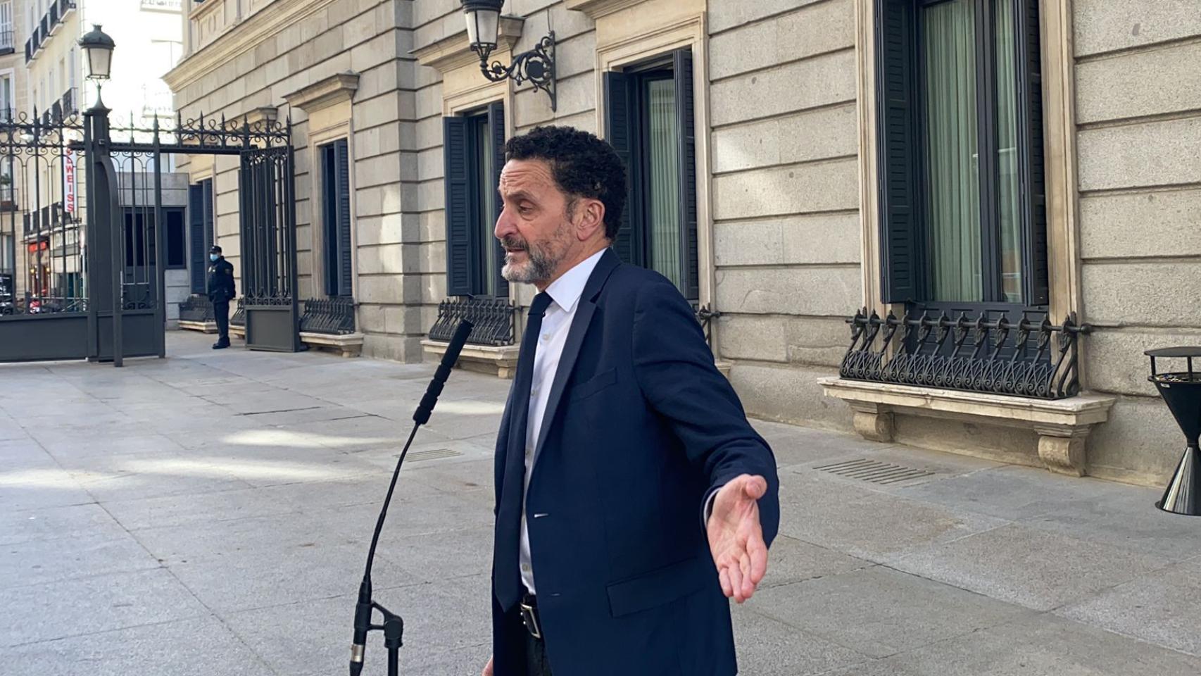 El portavoz de Cs, Edmundo Bal, en el Congreso de los Diputados.