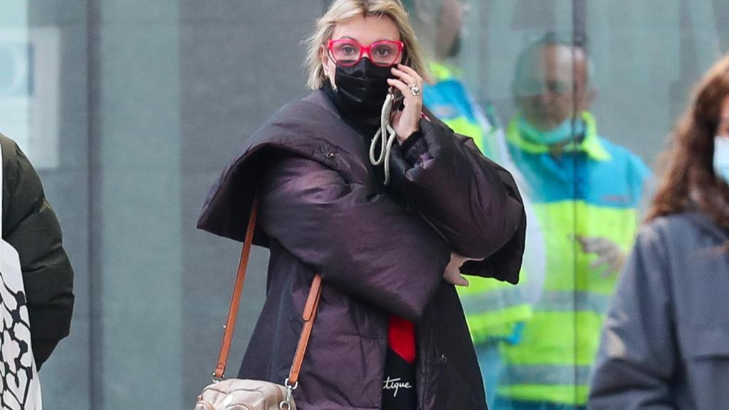 La cantante por las calles de Madrid en unas imágenes recientes.