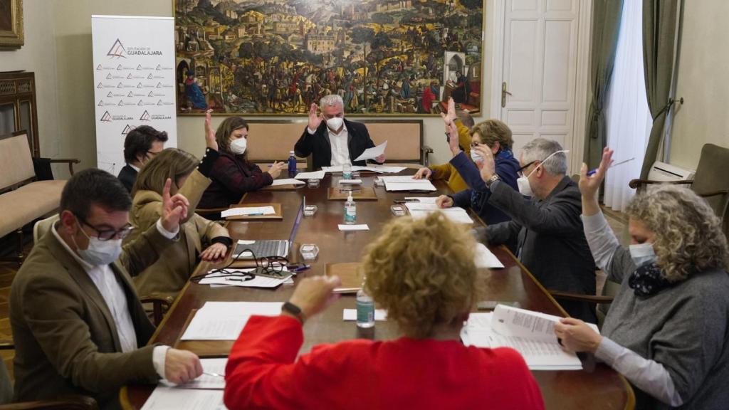 Junta de Gobierno de la Diputación de Guadalajara. Foto: Diputación de Guadalajara