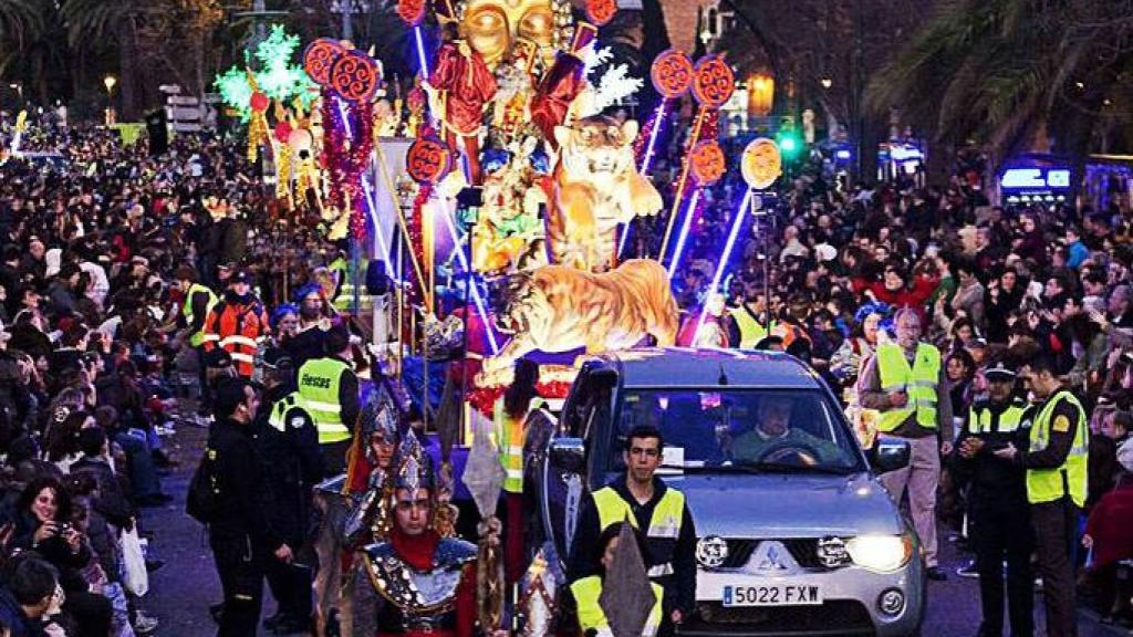 La Cabalgata de Reyes en 2015.