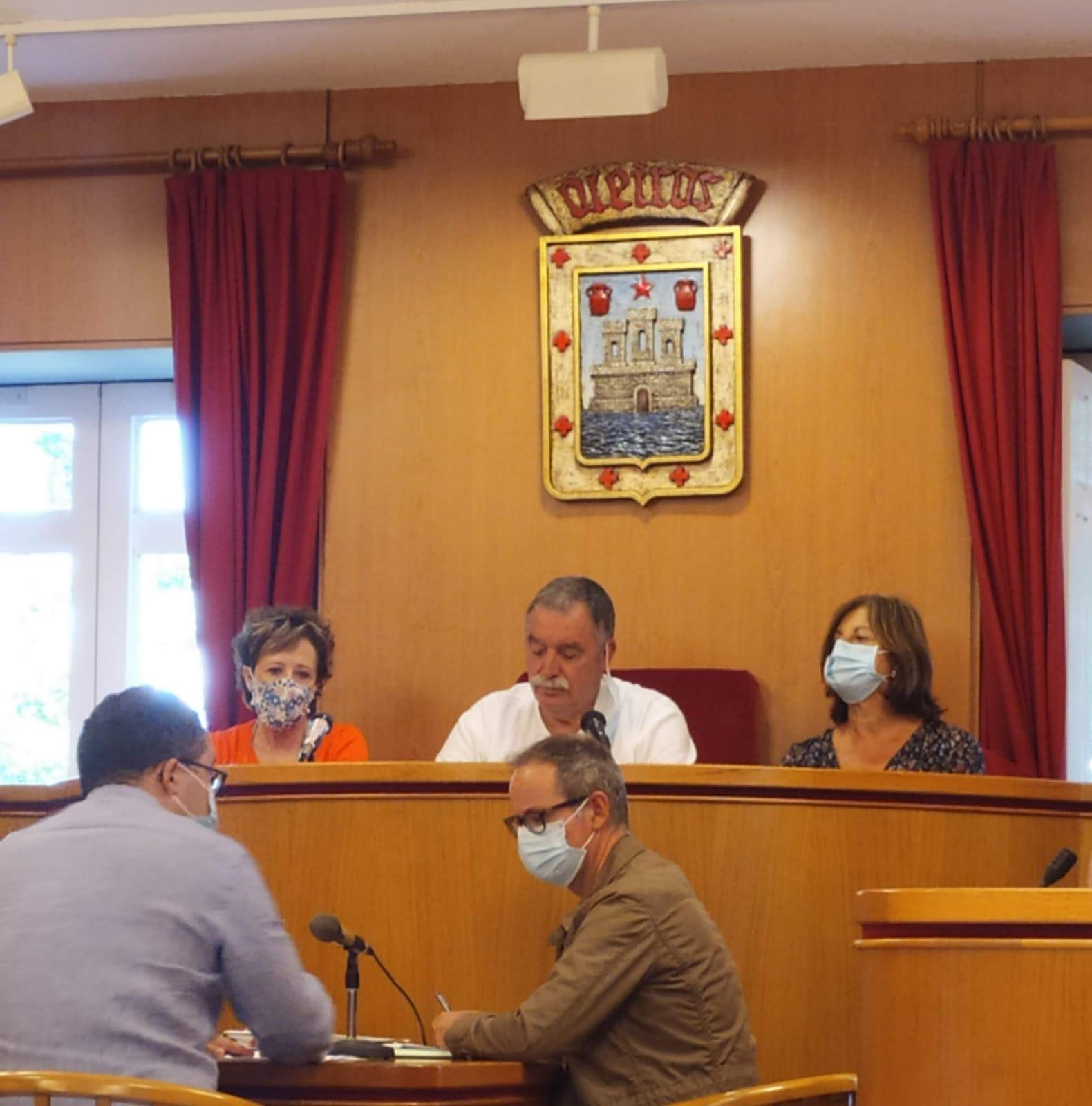 Ángel García Seoane durante un pleno.