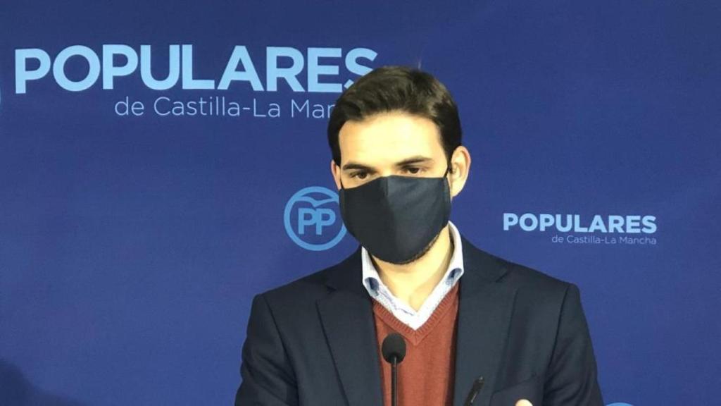 Santiago Serrano, portavoz del PP en el ayuntamiento de Talavera.