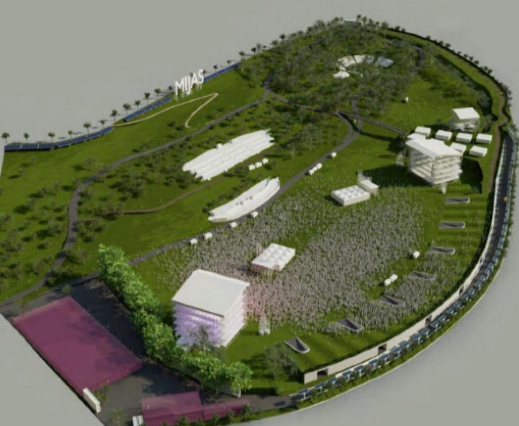 Vista detallada de las instalaciones para conciertos y eventos.