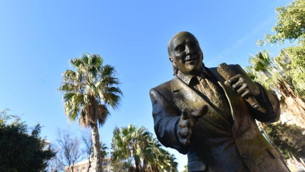 La estatua de Chiquito.