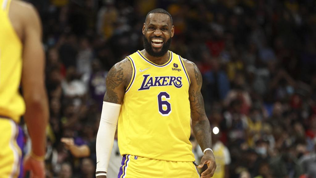 LeBron James, con Los Angeles Lakers