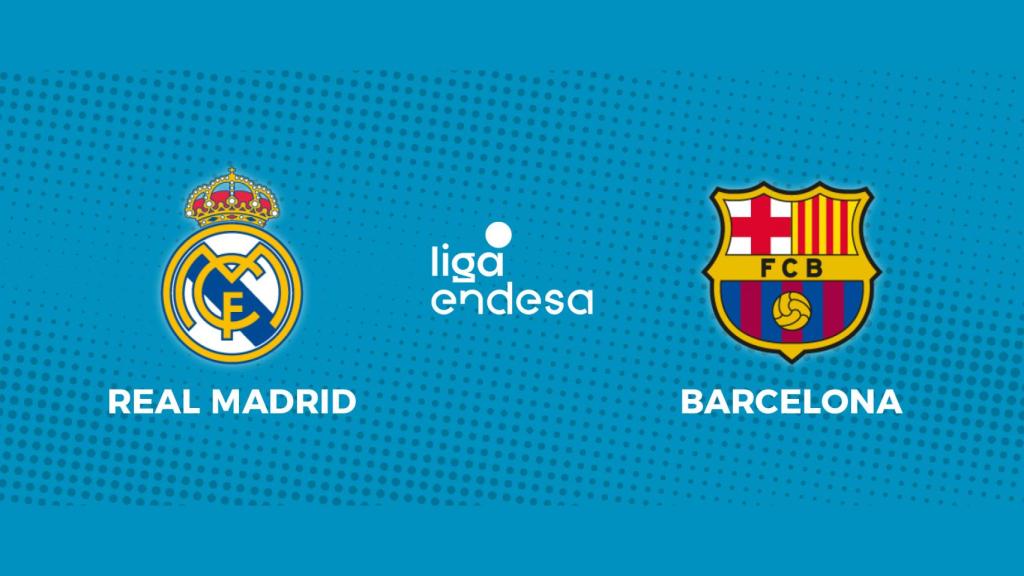 Real Madrid - Barcelona: siga en directo el partido de la Liga Endesa