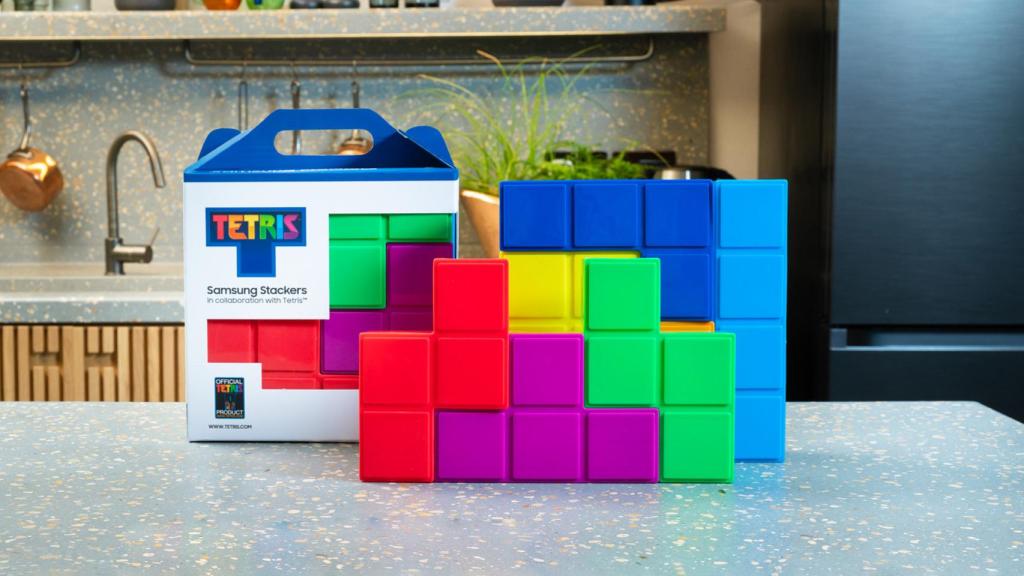 Tuppers de Samsung con forma de tetrominós.