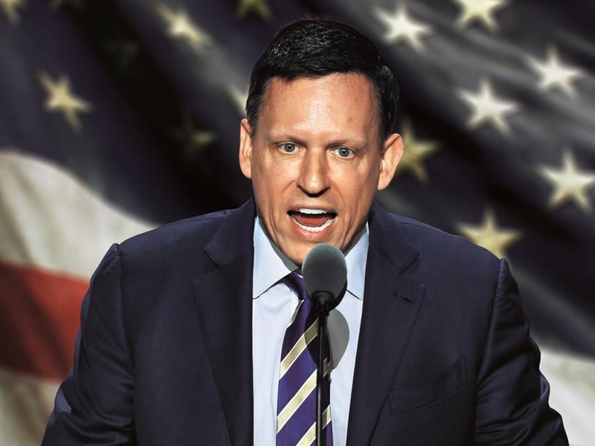 Peter Thiel, en un acto de apoyo a Donald Trump.