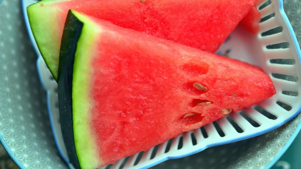 La sandía es el alimento natural con mayor proporción de citrulina.